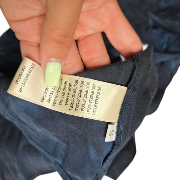 Anthropologie Cloth & Stone Tie-Dye Perla Midi Long Sleeve Dress Size: S - Picture 3 of 4